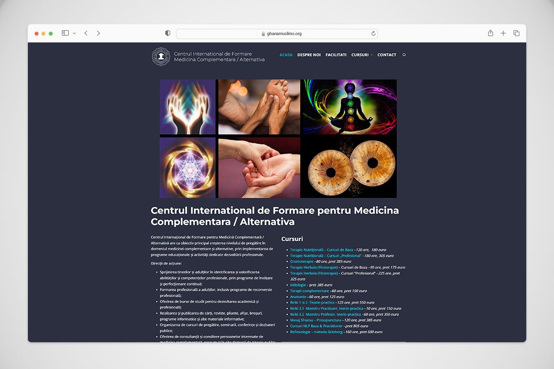 Zylaris Case Study: Centrul Internațional de Formare pentru Medicină Complementară / Alternativă