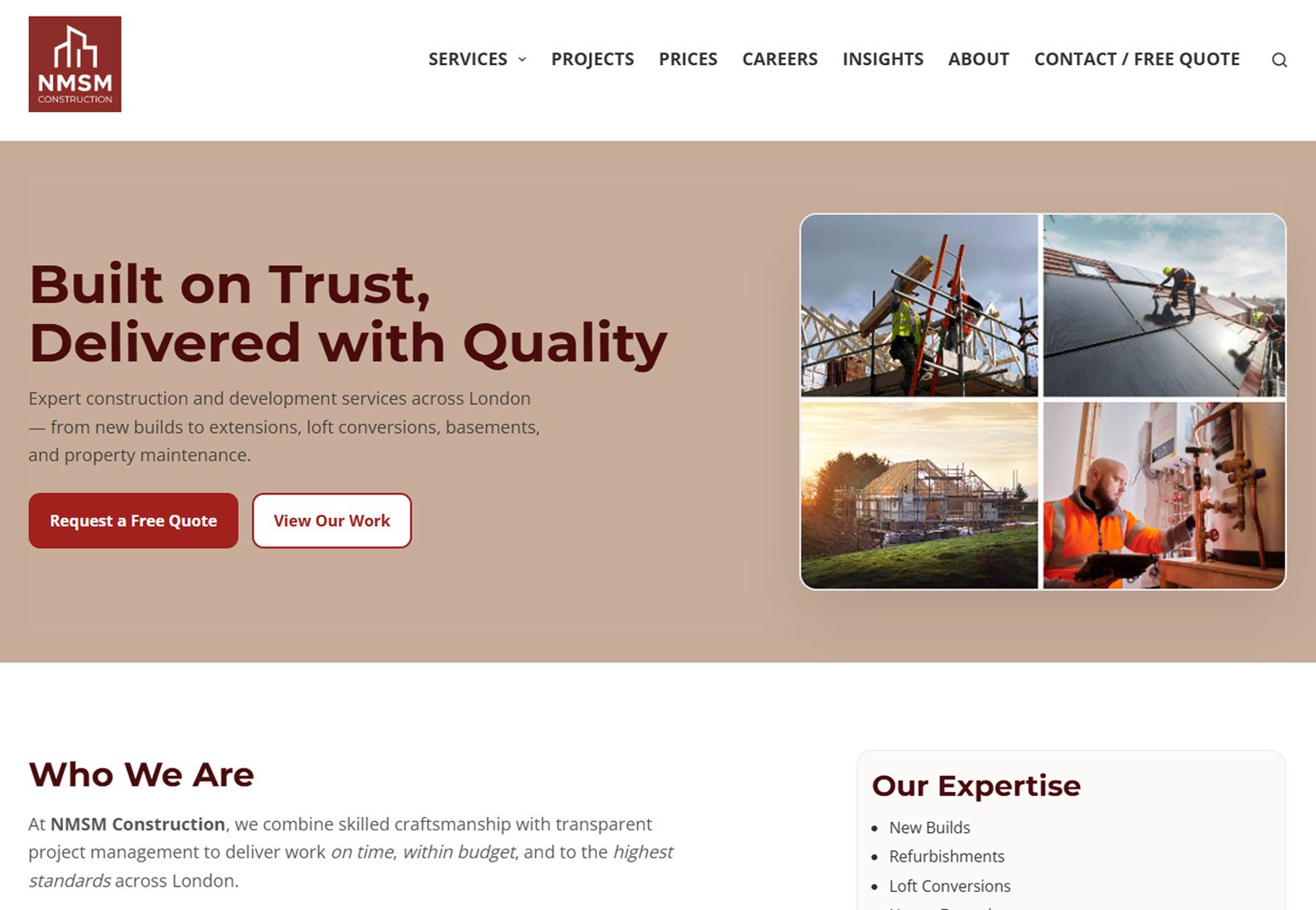 FIRMĂ CONSTRUCȚII - Implementare landing dedicat + Google Ads local + optimizare Google Business