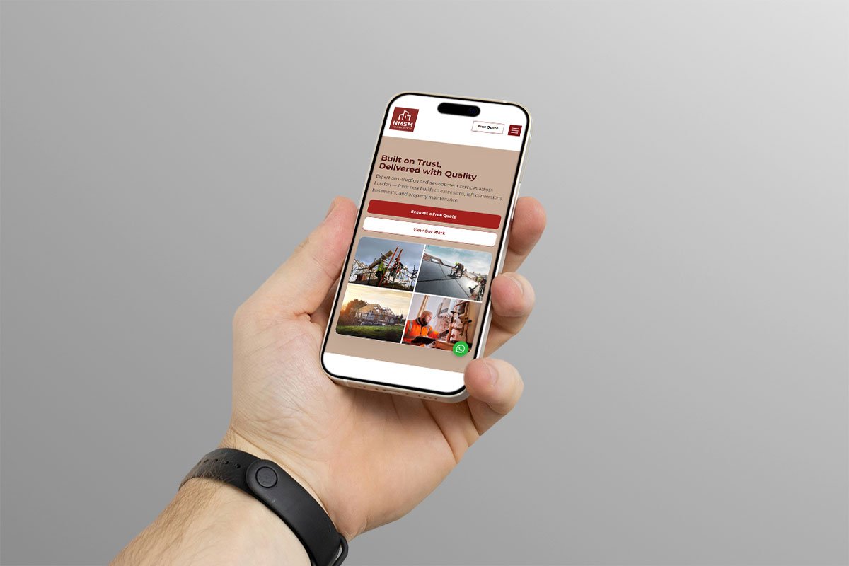 Website pentru companie de construcții